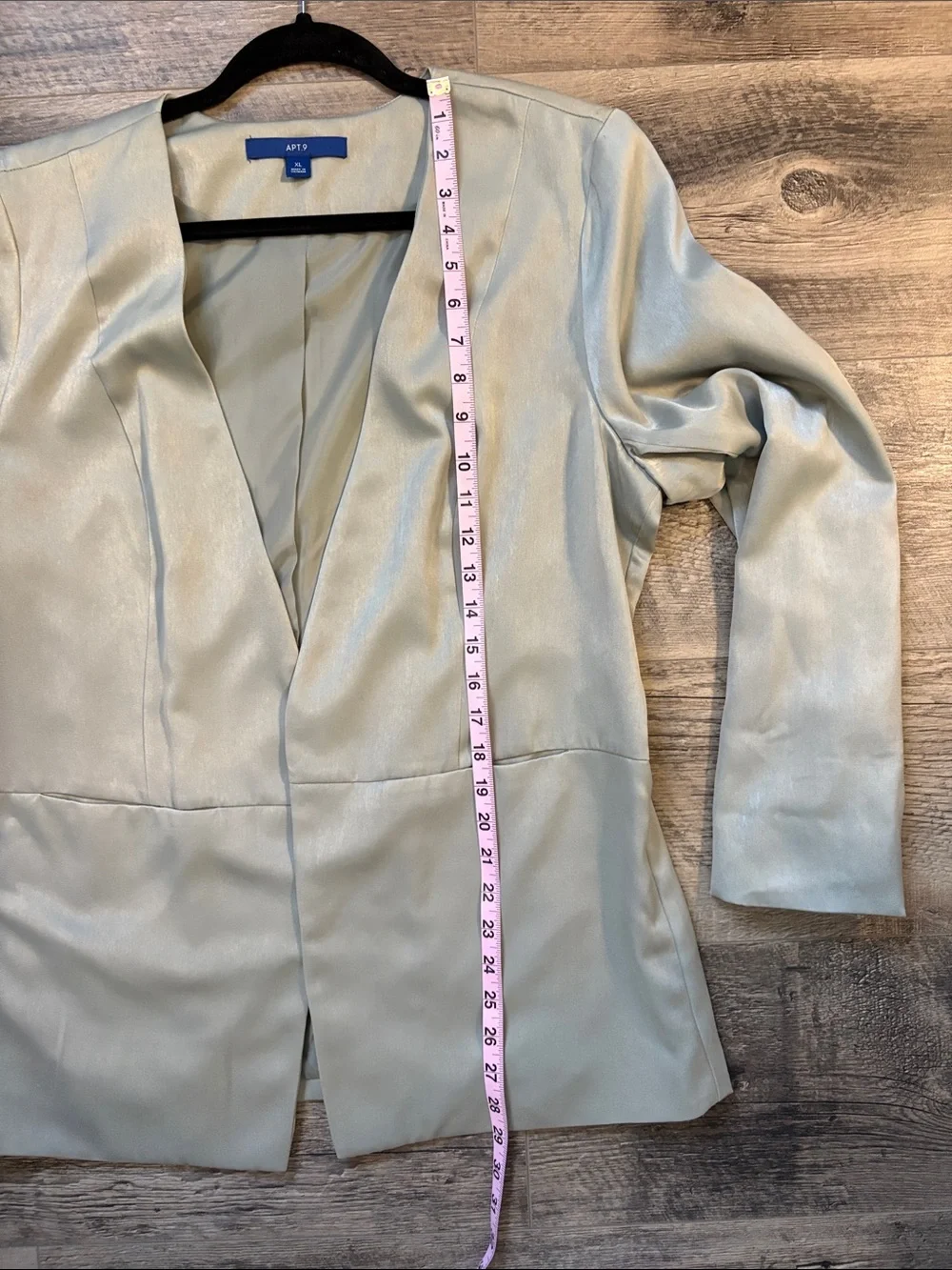 Open front light safe blazer